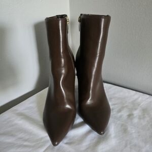Brown Nine West Booties
